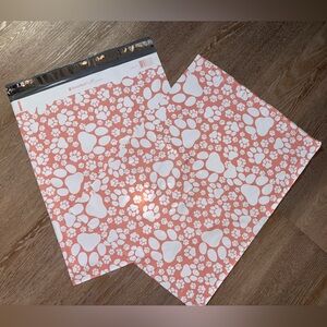 Paw Print Polymailers - set of 20